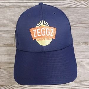 NEW! ZEGGZ AMAZING EGGS LOGO CAP AMERICA BLUE ADJUSTABLE BASEBALL HAT CAP NWT